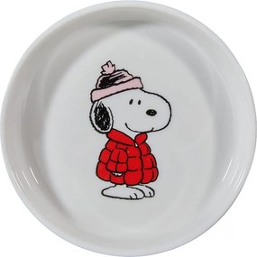 PEANUTS Talířek na šperky kulatý Snoopy v kabátku 10 cm