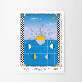 Moikka Plagát The Sun Always Returns by Signe Bagger A4 (21x27cm)