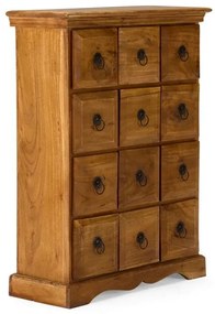 furniture-nabytek.cz - Masívna komoda Texas z akácie, lakovaná, prírodná – 58×25×82 cm