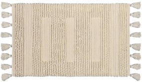 Kúpeľňový koberček 60x100cm, béžový