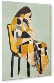 Obraz s ručne maľovanými prvkami 70x100 cm Penelope – Styler