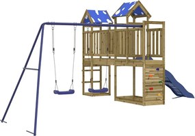 vidaXL Vonkajšia súprava na hranie impregnovaná borovica