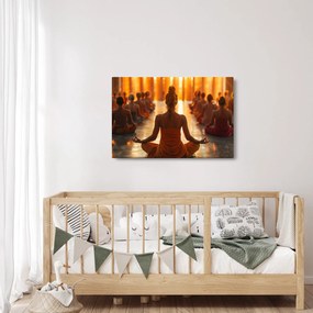 Obraz - Lekcia jogy (90x60 cm)