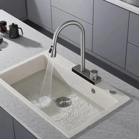 Rea Conor, kuchynská batéria h-400, brúsená oceľ, REA-B6313