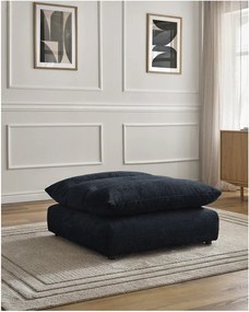 Tmavomodrá ženilková podnožka Neil – Bobochic Paris