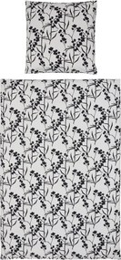 Bavlnené obliečky BERRIES bielo-čierne Rozmer obliečky: 80 x 80 cm | 135 x 200 cm