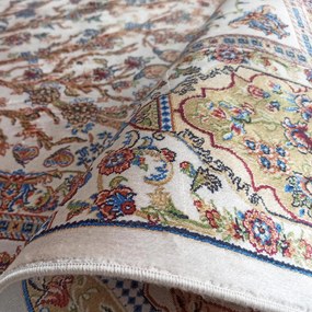 DY Hodvábny exkluzívny koberec Qum Silk 11 - krémová Rozmer: 200x300 cm