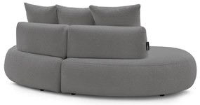 Svetlosivá pohovka z textílie bouclé 260 cm Saint-Germain – Bobochic Paris