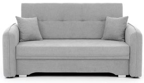 Rozkladacia 2-miestna pohovka LAINE, svetlosivá