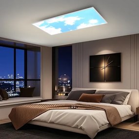 BRILAGI - LED stmievateľné stropné svietidlo SLIMFRAME SKY LED/80W/230V 120x60 cm + diaľkové ovládanie