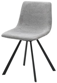 Svetlosivá jedálenská stolička Yukon – Unique Furniture