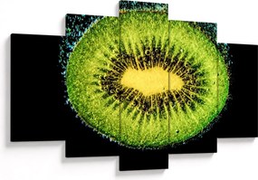 Obraz - detail kiwi vo vode (150x105 cm)
