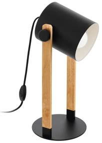 Eglo 43047 - Stolná lampa HORNWOOD 1xE27/28W/230V