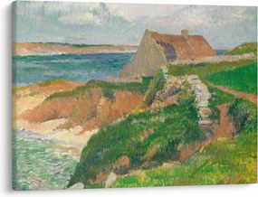 Obraz - Henri Moret, The Island of Raguenez, Brittany, reprodukcia (70x50 cm)