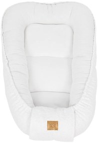 Biele hniezdočko pre bábätko 55x83 cm – Meowbaby