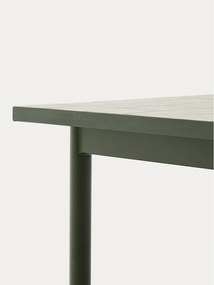 Oceľový záhradný jedálenský stôl 91x182 cm Maurina – Kave Home