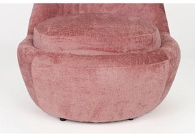 Ružové kreslo Nash – White Label