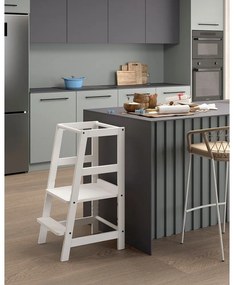 Biela učiaca veža z bukového dreva Forrest – Vipack