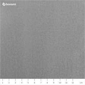 Svetlosivá zamatová rozkladacia pohovka Milo Casa Luca