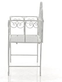 Záhradná lavička GS11173499 - Biela antik