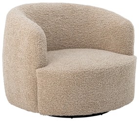 Béžové kreslo z textílie buklé Bocca – Bloomingville