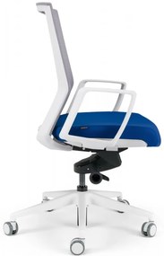 Kancelárska ergonomická stolička BESTUHL S27 WHITE — viac farieb, snímateľný poťah Sivá
