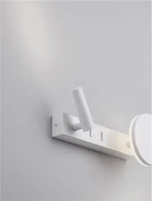 LED biele svietidlo na stenu Noima