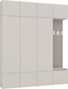 Předsíňová stěna Haga II 200 cm kašmír