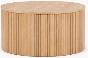 Okrúhly konferenčný stolík Tamis 80 cm - prírodný