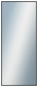 DANTIK - Zrkadlo v rámu, rozmer s rámom 60x140 cm z lišty Hliník čierna lesklá (7269016)