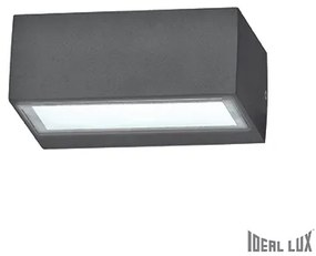 IDEAL LUX Nástenné vonkajšie osvetlení TWIN, sivé