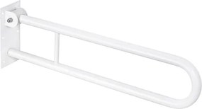 Bemeta Design HELP: Madlo, 813 mm, v tvare U, sklopné, s aretáciou, bez krytky, biela - 301507814