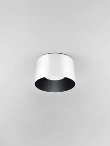 LED bielo-čierne dizajnové stropné svietidlo Atil-35