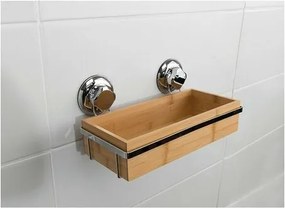 Compactor Bambusová polička do kúpeľne Bestlock SPA Bamboo, 27,6 x 14,8 x 12,7 cm