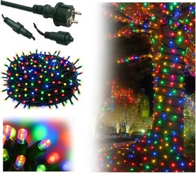 Vianočné svetielka vonkajšie FLASH multicolor 300 LED