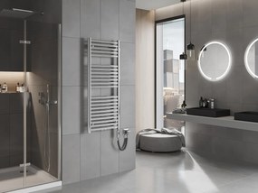 Mexen Hades, elektrické vykurovacie teleso 1200 x 500 mm, 600 W, chrómová, W104-1200-500-2600-01