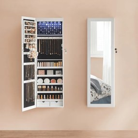 Šperkovnica so zrkadlom AZR-E1193 WT