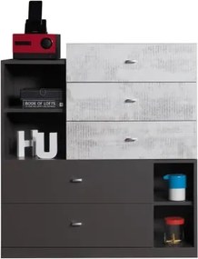 Komoda Terrano, šedá/enigma%