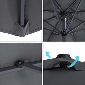 Dáždnik NARNIA sivá