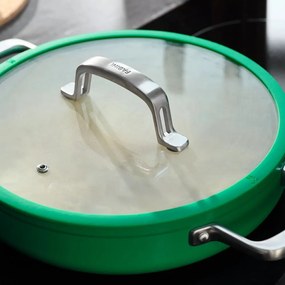 Panvica s pokrievkou/s keramickým povrchom ø 28 cm tegame Meda 3.0 – FABINI