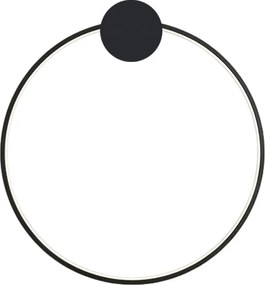 Toolight Toolight, LED nástenné svietidlo 40cm, 4000K, 17W, APP1386-CW, čierna matná, OSW-00910