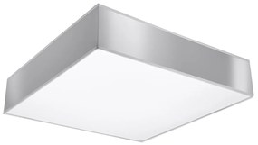Stropné svietidlo Horus, 1x sivé plastové tienidlo, (biely plast), (55 cm)