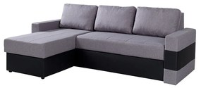 Rohová sedacia súprava Deco, Dostupné poťahy: Soft 066 + Lux 02, Strana: pravá