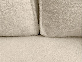 Rozkladacia obojstranná sedacia súprava do L SMART BOUCLE 232x143 cm, krémová