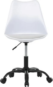 Kancelárska stolička biela KA-X7055 WT