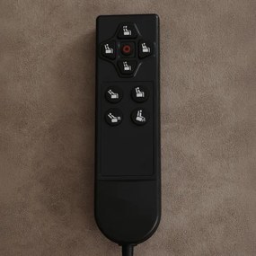 Polohovacie kreslo béžové, elektrické TV-L8904 LAN3