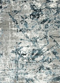 Koberec HOME NP142A GREY / BLUE HERMES