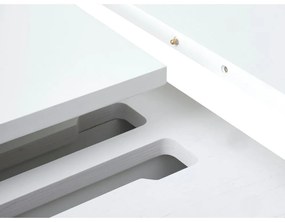 Okrúhly rozkladací jedálenský stôl s prídavnou doskou ø 120 cm Nola – Unique Furniture