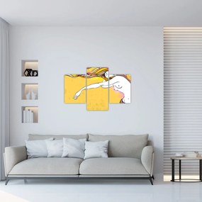 Obraz - Dievča (90x60 cm)