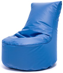 INTERMEDIC SK Sedací Vak Seat S Ekokoža Farba: E10 - Modrá svetlá (Ekokoža)